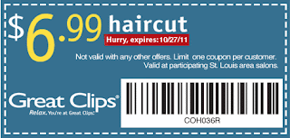 SHORT ON CENTS: LOCAL READERS: GREAT CLIPS: $6.99 HAIRCUTS