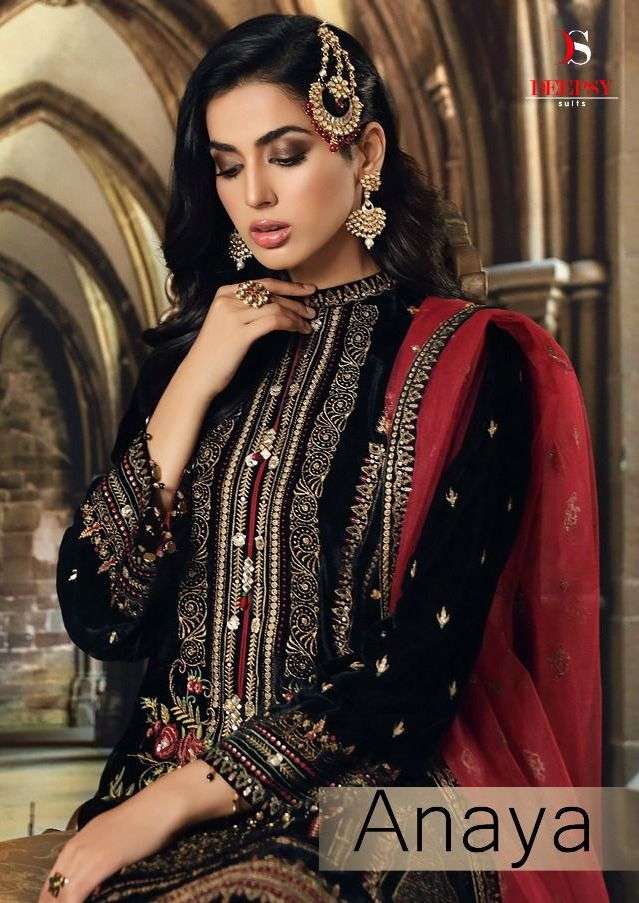 Deepsy Anaya Velvet Pakistani Suits