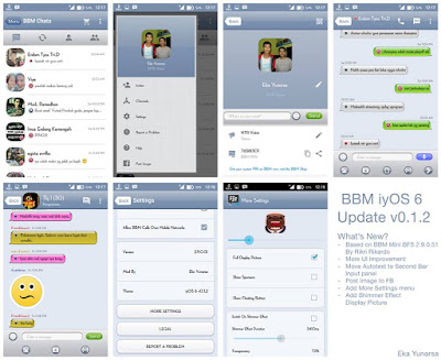 BBM Mod iyOS 6 v0.1.2 (BBM Mini BFS 2.9.0.51)