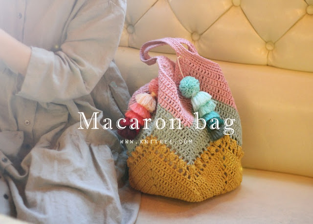 macaron crochet bag