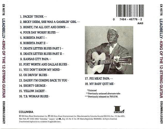 Death Letter Blues Part II by Leadbelly