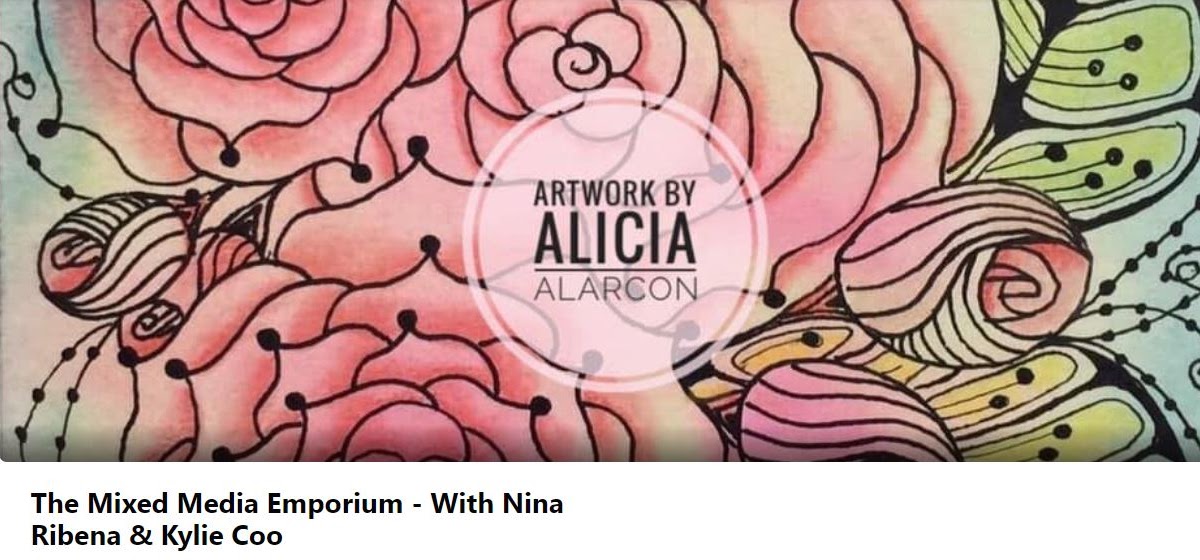 Titere con My Art Featured on Art Group The Mixed Media Emporium