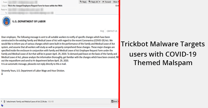 Trickbot Malware Campaign