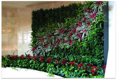 Tukang taman Suarabaya Gambar Vertical Garden (Living Wall, Green Wall/Taman Vega) Teks alternatif