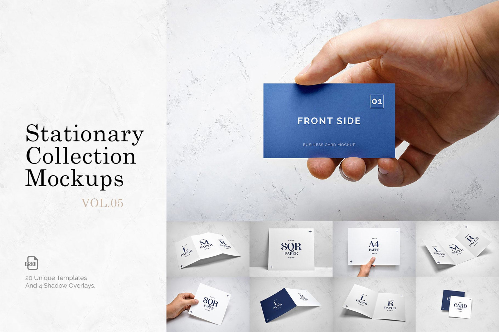 Download Free Stationery Amp Branding Mockups Vol 5 PSD Mockup Template