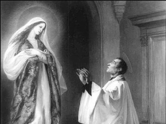 Feast day of Saint Louis Maria Grignion de Montfort April 28, patron saint of the children of Mary