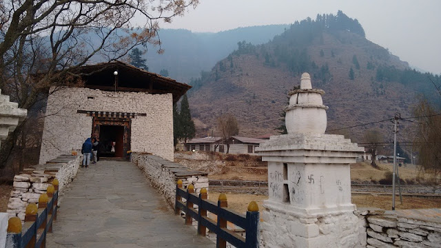 Beside Rinpung Dzong in Paro, Bhutan