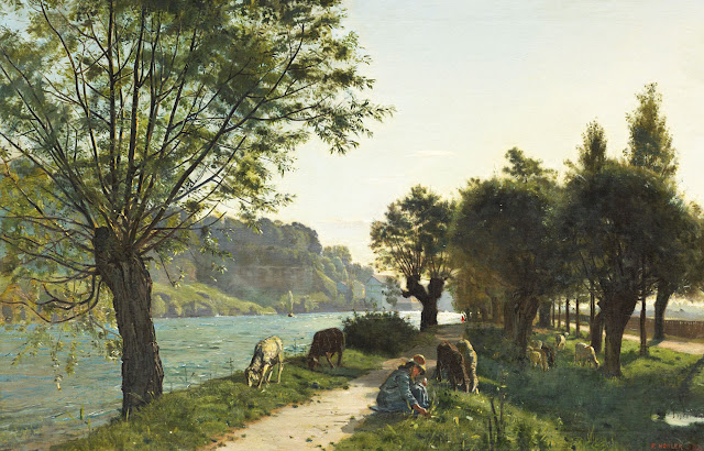 Утренний ландшафт (Овцы в Сентье Сайлес), 1878