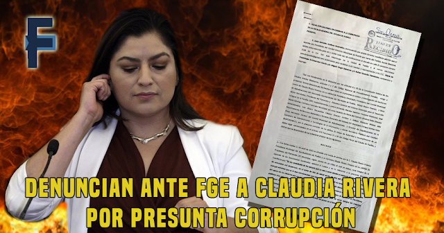 PAN municipal denuncia ante FGE Claudia Rivera por presunta corrupción
