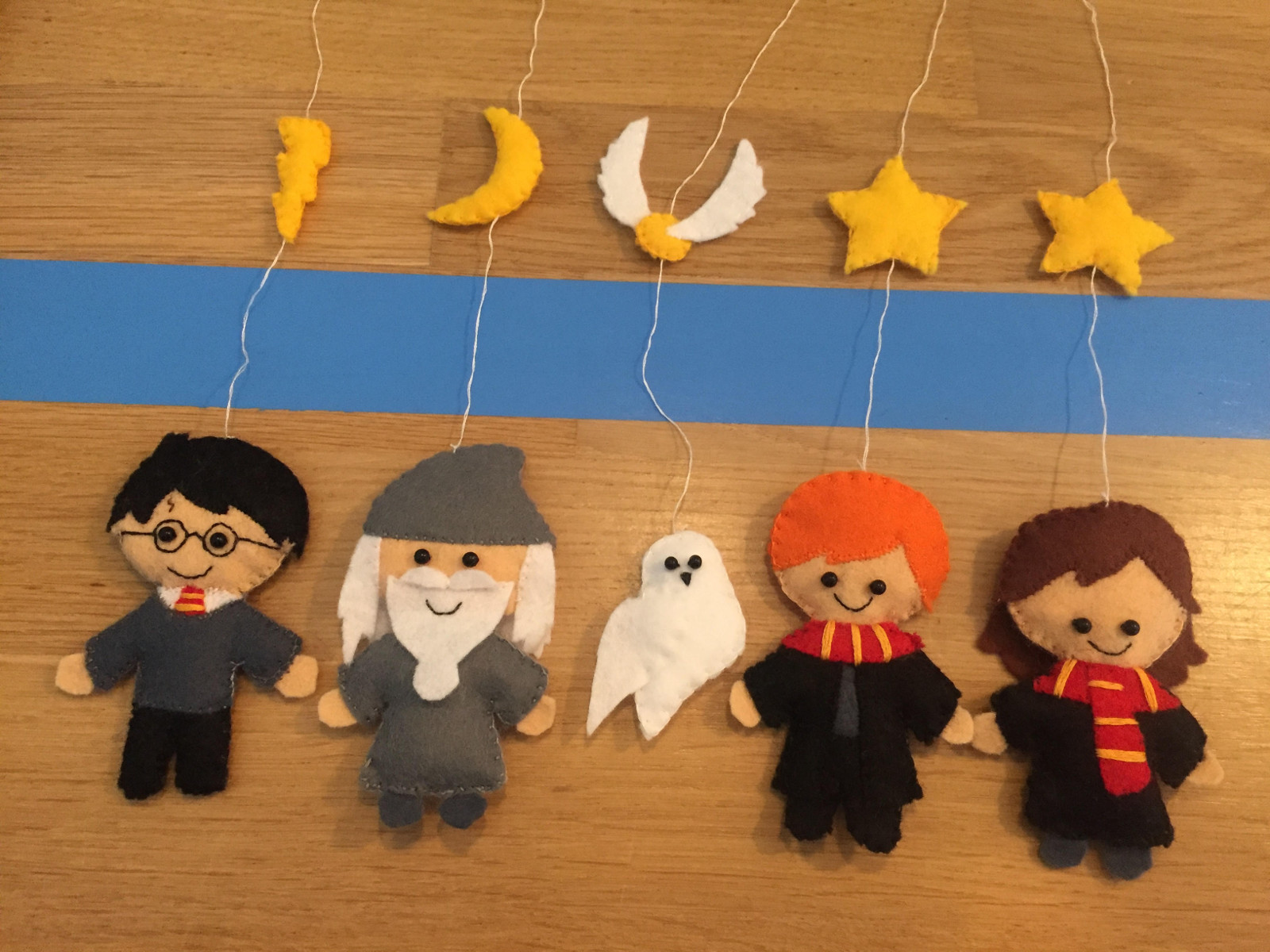 the cozy birdhouse harry potter felt characters pattern