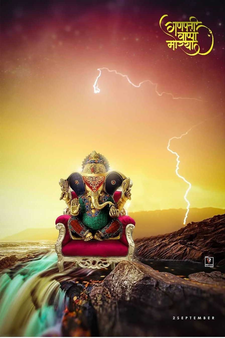 Ganesh chaturthi backgrounds| Ganesh chaturthi banner| Ganesh chaturthi background  picsart editing - LEARNINGWITHSR