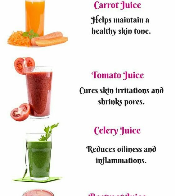 Vegetable Juices For Glowing Skin