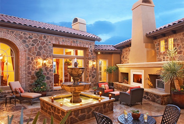 Desain Taman Klasik dan Tradisional Rumah Minimalis - Rancangan Desain