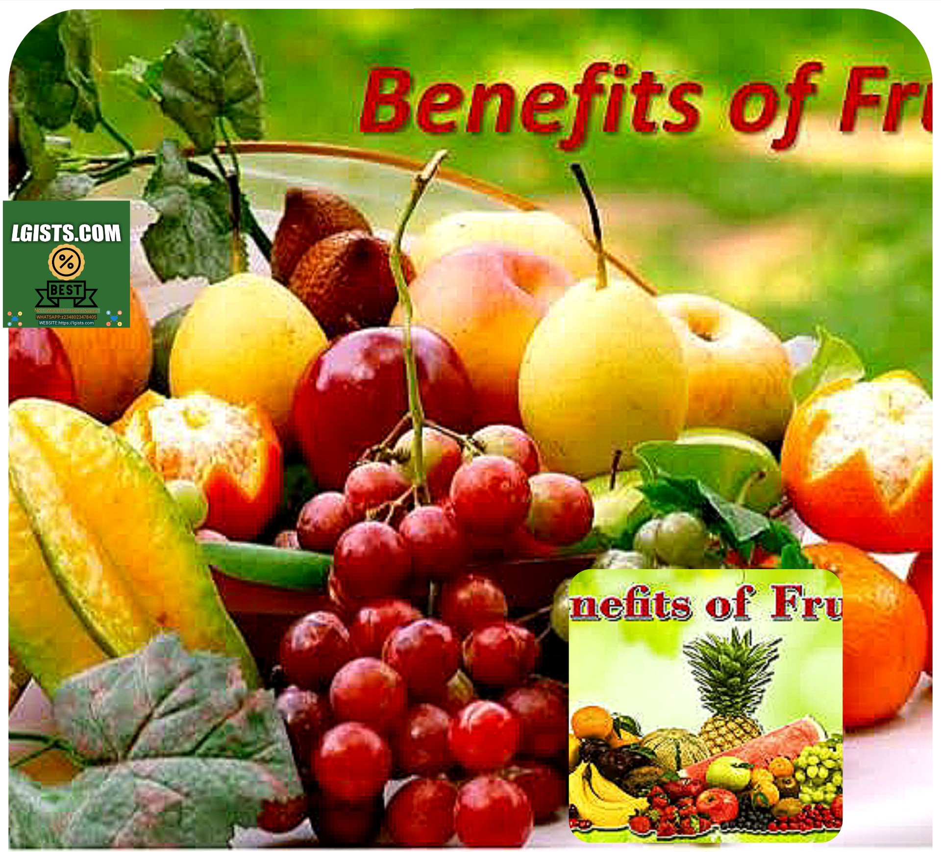 Nutritional Health Benefits Of Fruits To The Body » Lgists Media