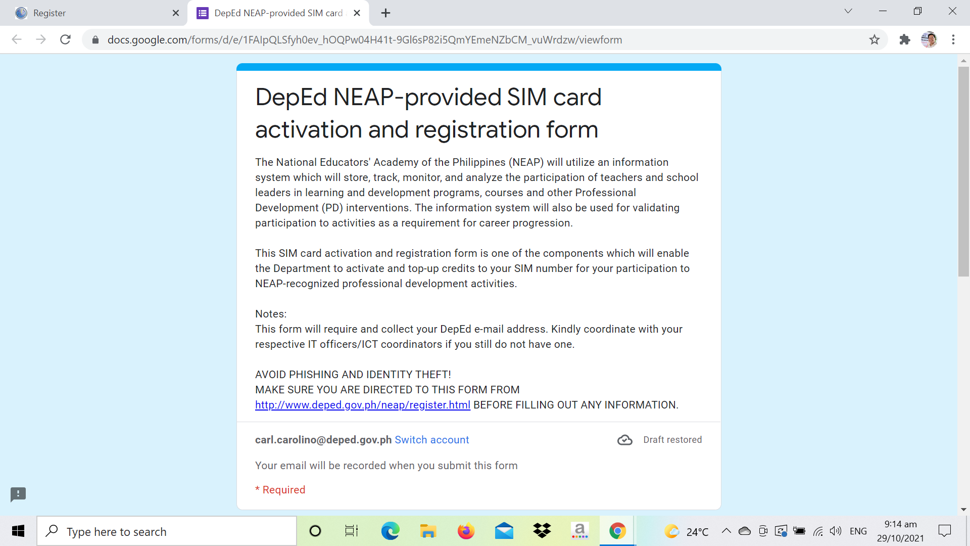 How to Register and Activate DepEd NEAP Communications Package SIM