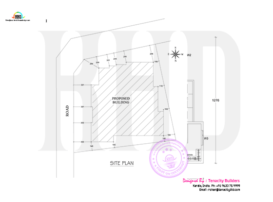 Site plan drawing