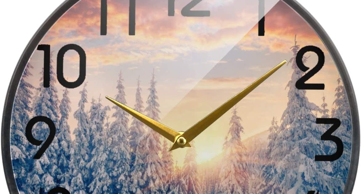 Gift Guide Galaxy Wintertime Wall Clocks