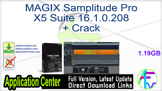 MAGIX Samplitude Pro X5 Suite 16.1.0.208 + Crack