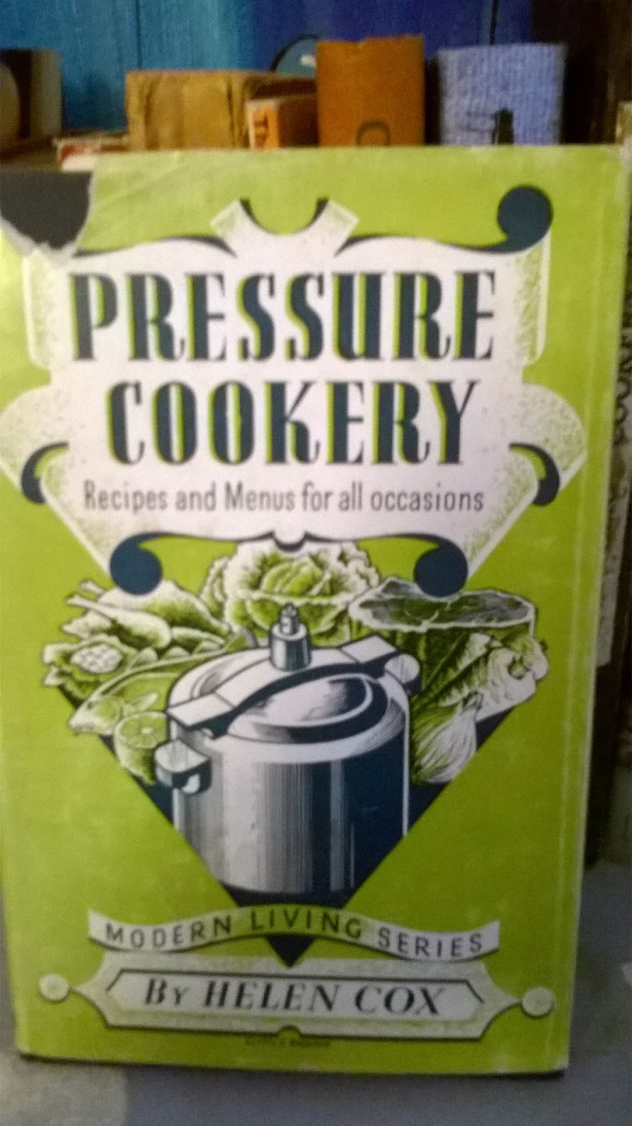 Vintage Recipe Books Pressure Cookery by Helen Cox 1963