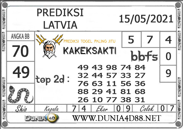 Prediksi Togel LATVIA DUNIA4D 15 MEI 2021 Prediksi Togel LATVIA DUNIA4D 15 MEI 2021