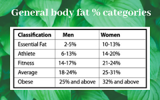 Fat is not enemy,general body fat percentage 