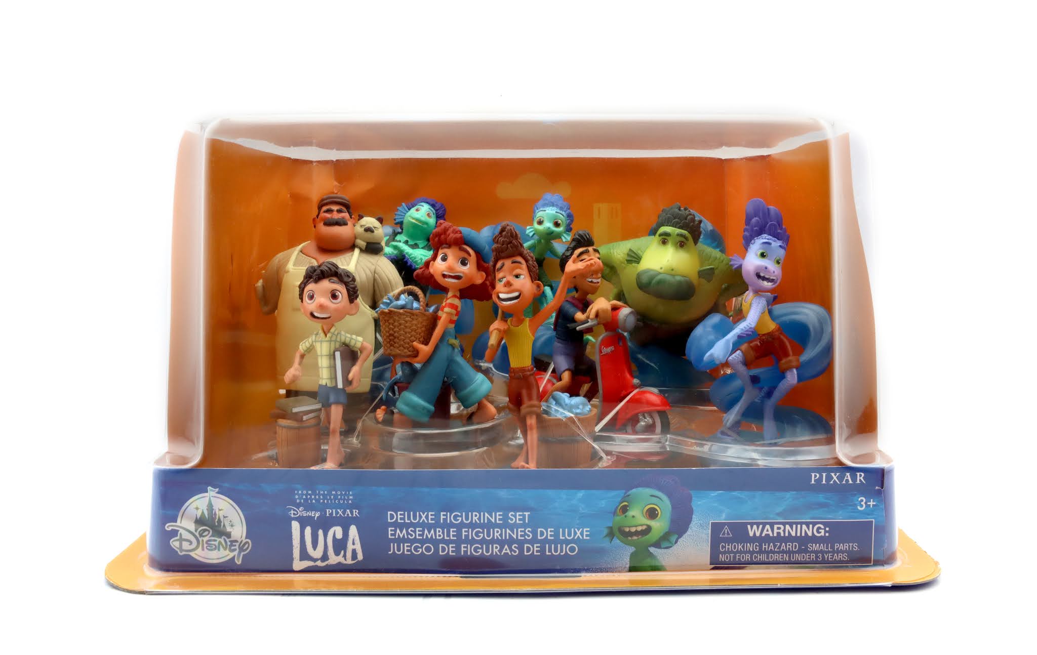 Disney Pixar Luca Deluxe Figur Play Set Neu mit Box 