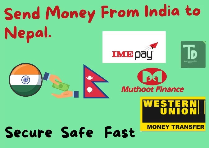 Send money from India to Nepal