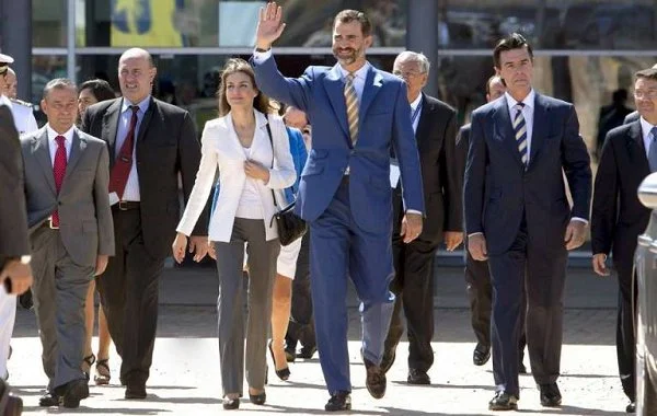 Crown Prince Felipe and Crown Princess Letizia of Spain attended inauguration of "World Tourism Day 2012"