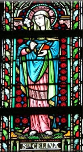 Santa CELINA (CELIA o CILINA) DE LAON Madre de San Remigio de Reims (c. s. V)  Fiesta 21 de Octubre