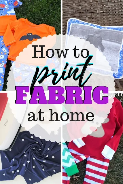 Tips and tricks on how to print your own fabric at home and make handmade clothing with applique, embroidery, freezer paper stencils and iron on vinyl
