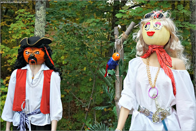 Piratas en el Return of the Pumpkin People de Jackson en New Hampshire