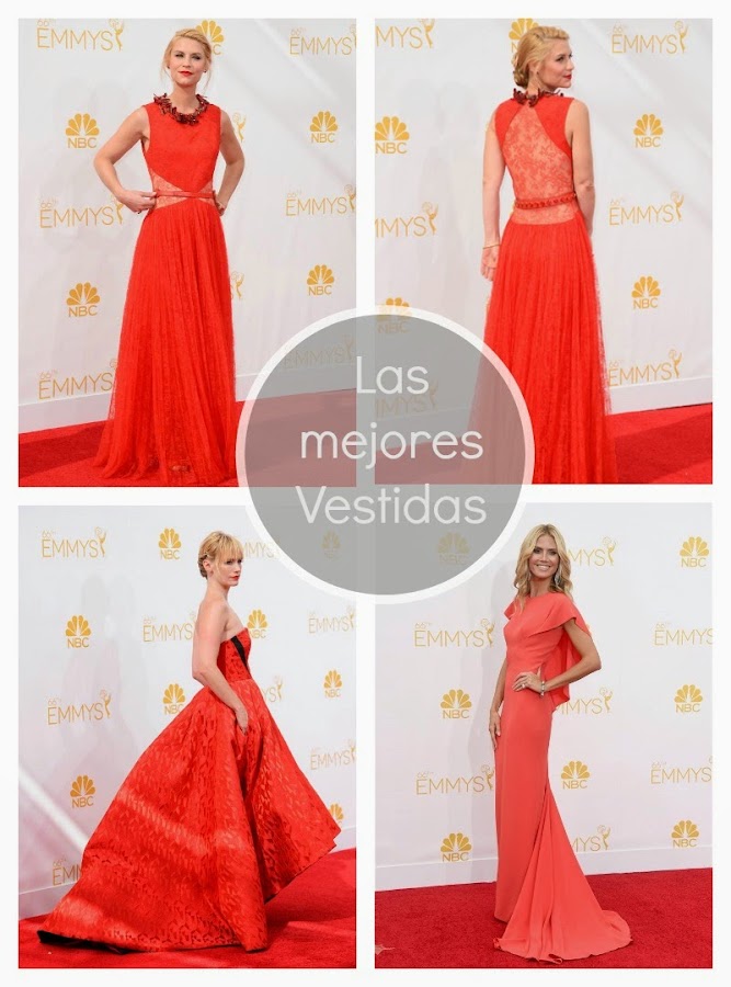 los mejores vestidas Emmys 2014