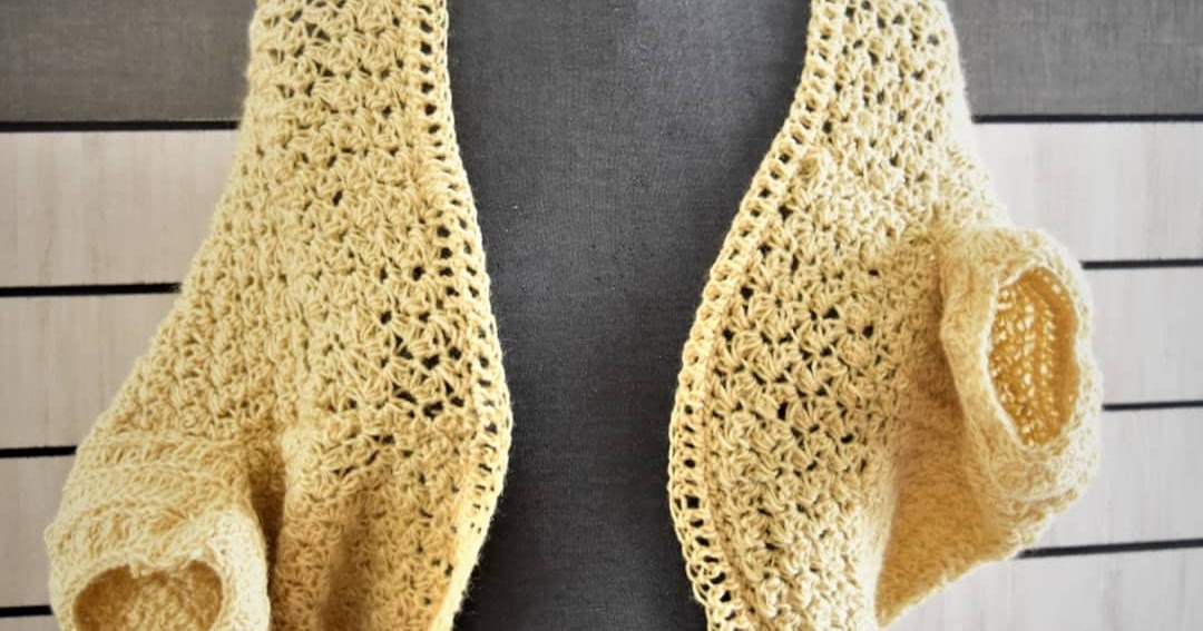 Crochet Girdle Stitch Shrug