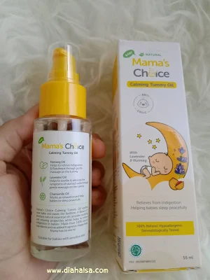 Bahan Alami Baby Calming Tummy Oil Mama's Choice