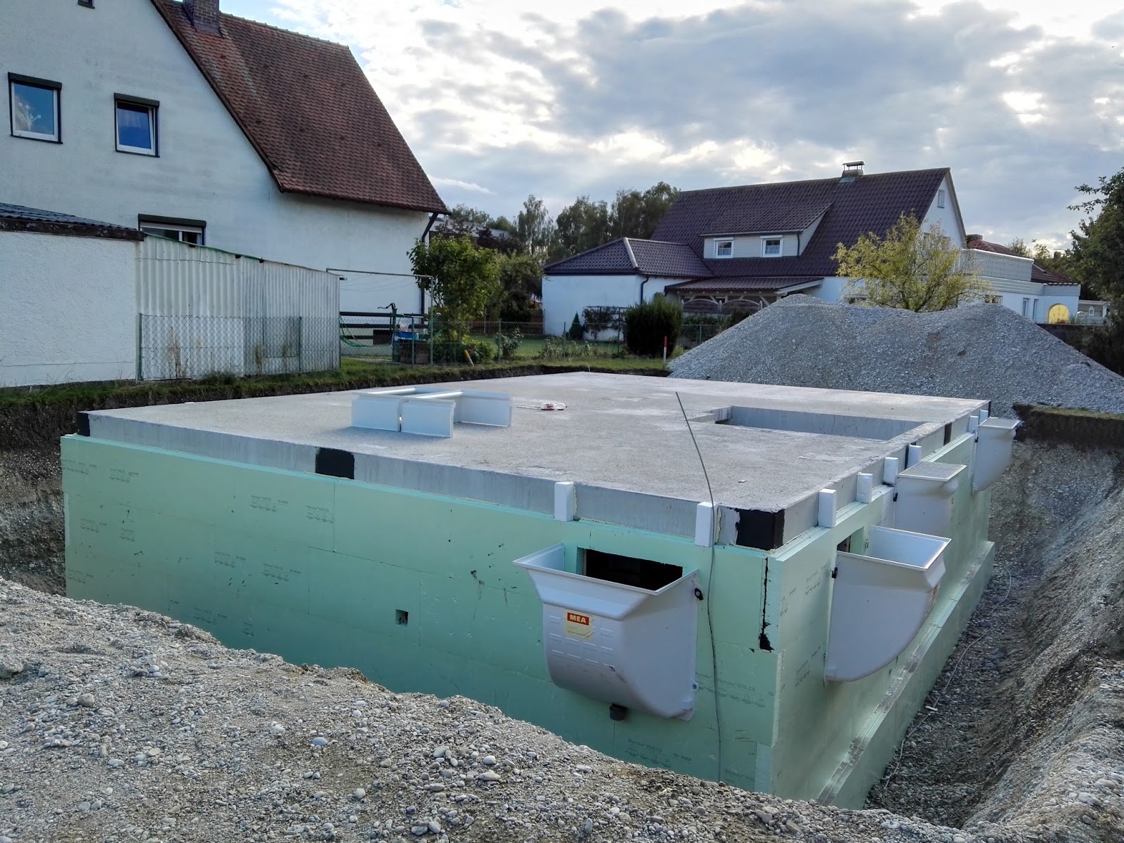 Projekt Hausbau: Keller Teil 2