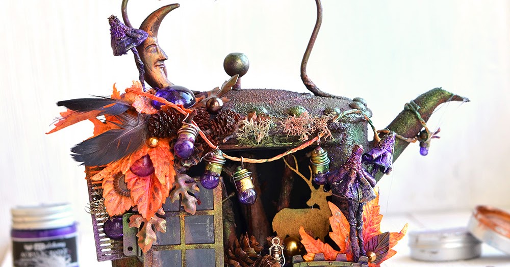 Витая в облаках Rusty Teapot + Video tutorial