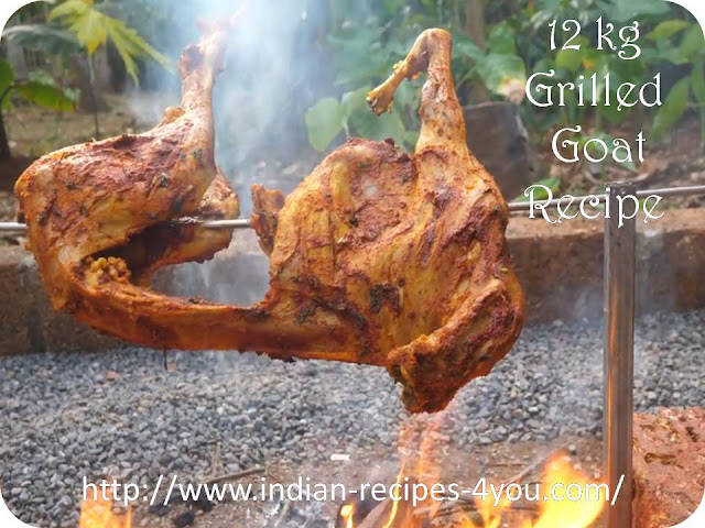 12 kg full goat grilled recipe in hindi