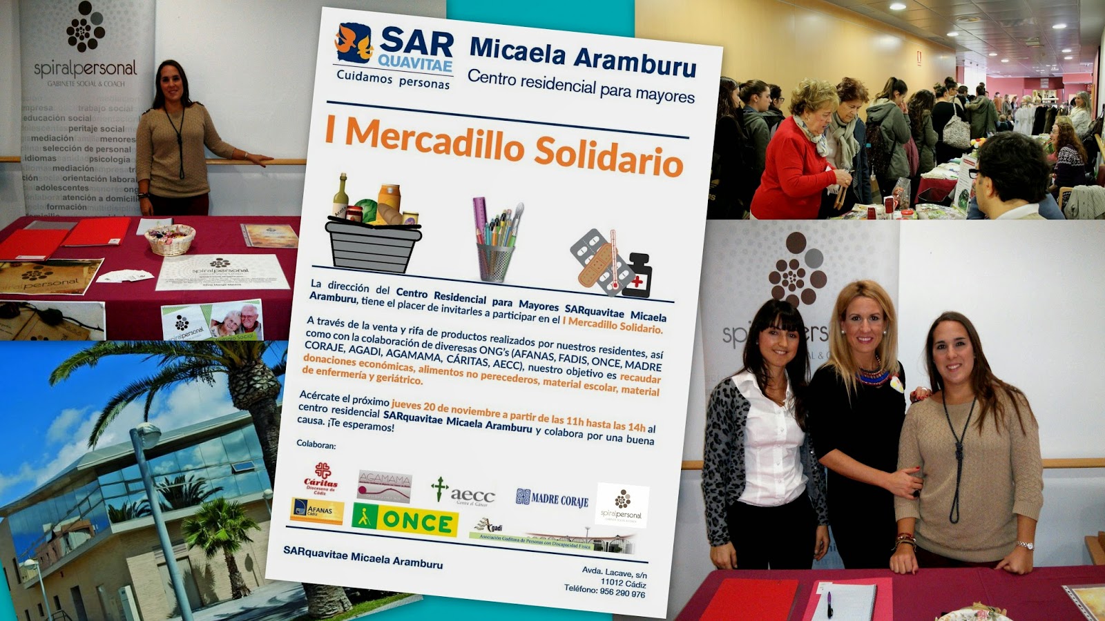Spiral Personal en el I Mercadillo Solidario de Micaela Aramburu