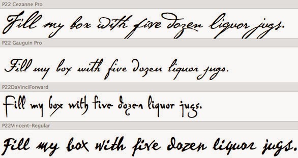 Font Lucida Handwriting