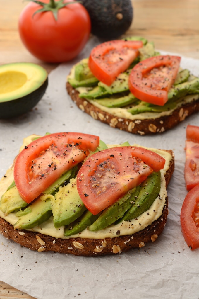 Hummus and Avocado Toast Best Recipes