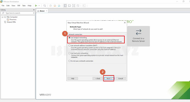 membuat vm di vmware