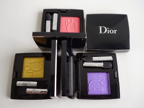 Diorshow Mono eyeshadows in pop colours for summer 2014