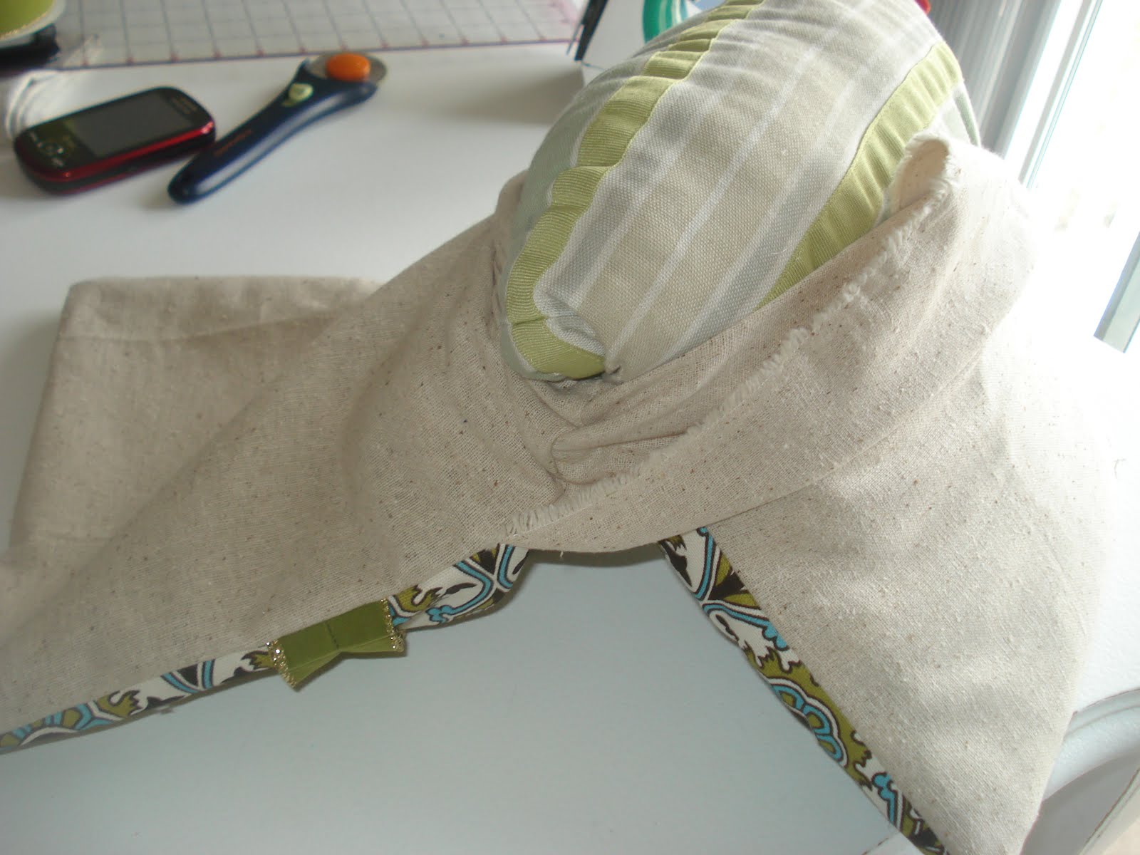 Your Crap my Craft Pillow slip cover tutorial