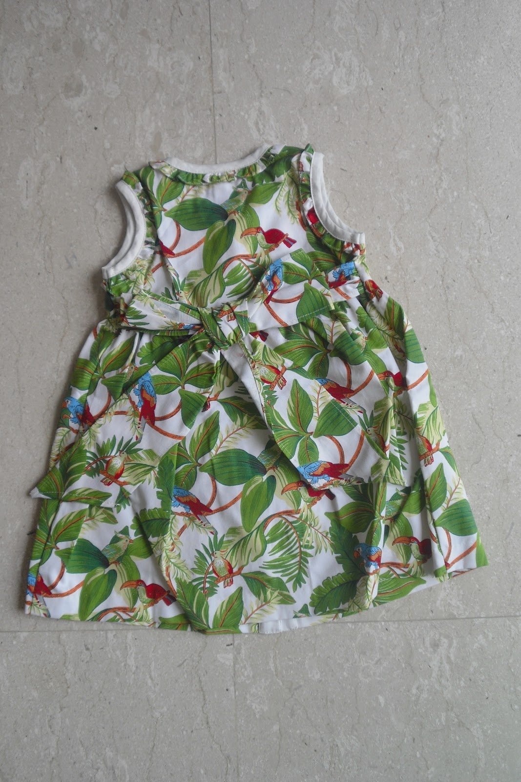 My Baby's First Clothes: Petite Cigogne - A tropical dress for my baby ...
