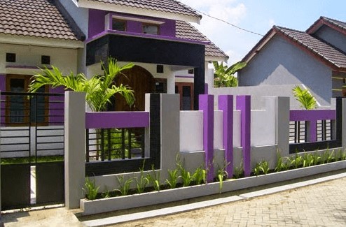 house and fence color combinations