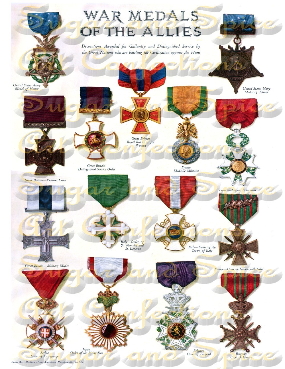 The World Wars Project Medals of WWI