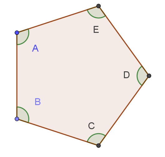 ÁNGULOS INTERNOS Y EXTERNOS DE POLÍGONOS