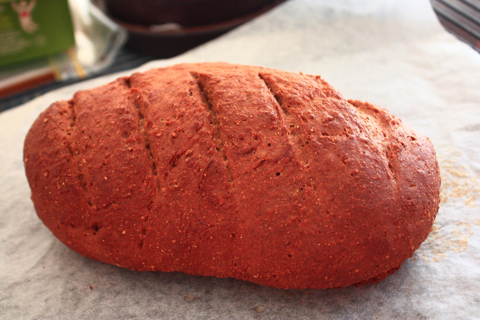 Kate's Weekend Kitchen Pumpernickel Bread (Black Bread)