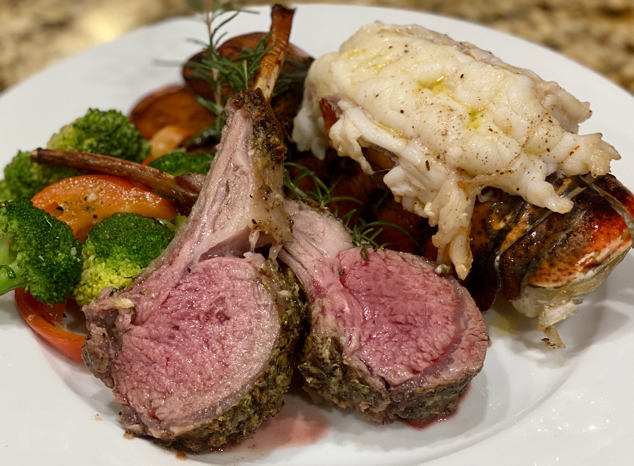 GREAT EATS HAWAII RACK OF LAMB AND LOBSTER