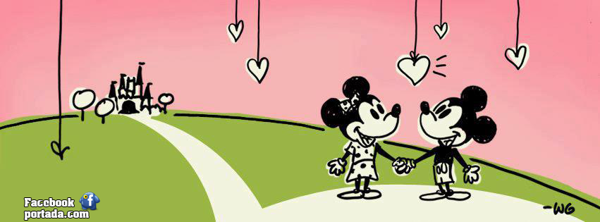 Imagenes de portada para FaceBook de Minnie y Mickey - Imagui